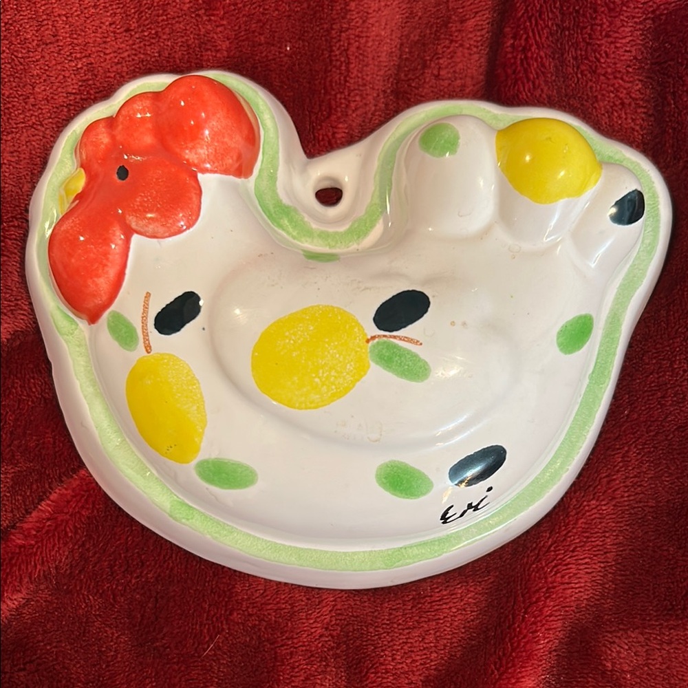 Colorful Ceramic Wall Decor Rooster